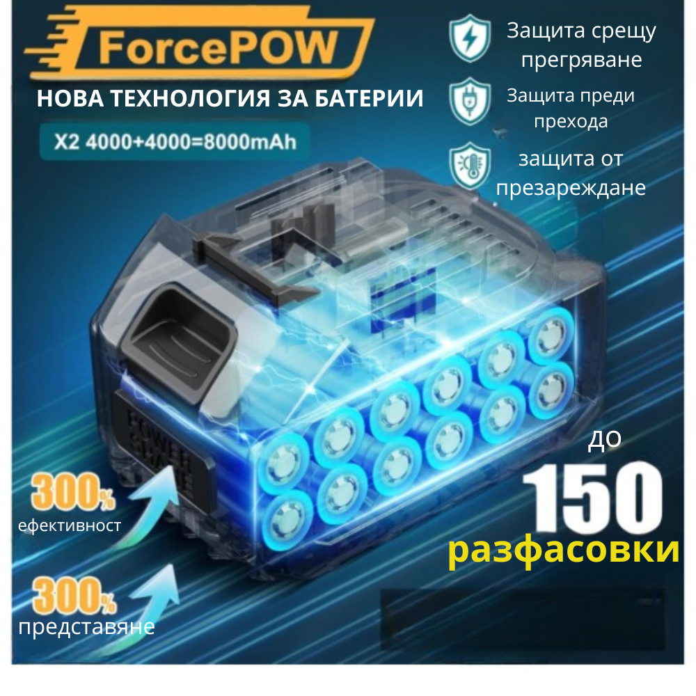 НОВА ТЕХНОЛОГИЯ ЗА БАТЕРИИ